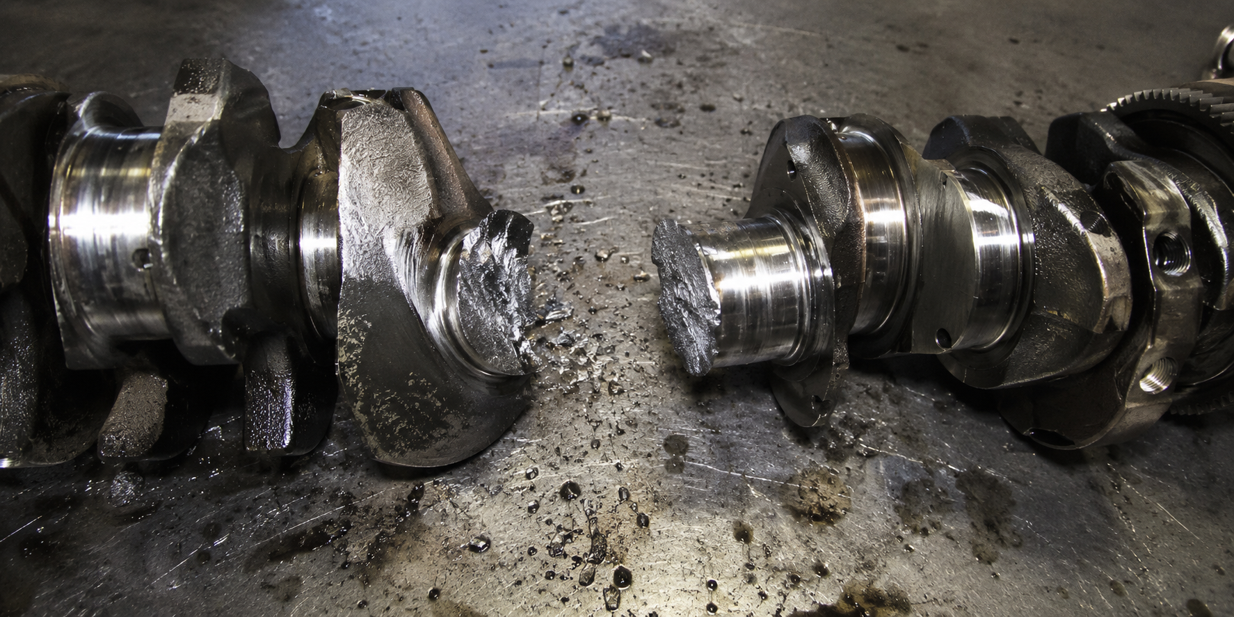 Land Rover TDV6 crankshaft snapped in two pieces after catastrophic failure