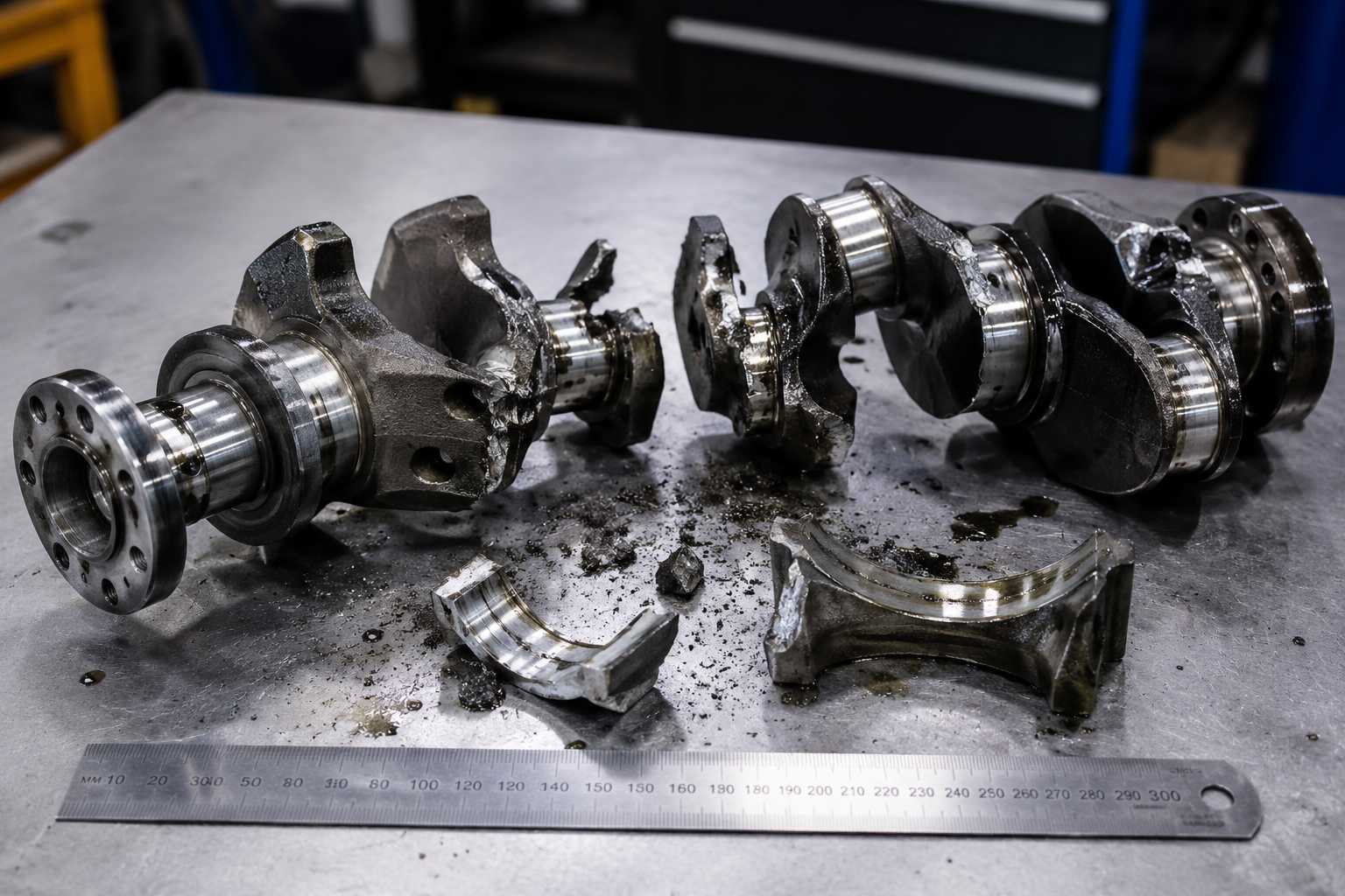 Range Rover SDV6 crankshaft snapped into multiple pieces after catastrophic engine failure