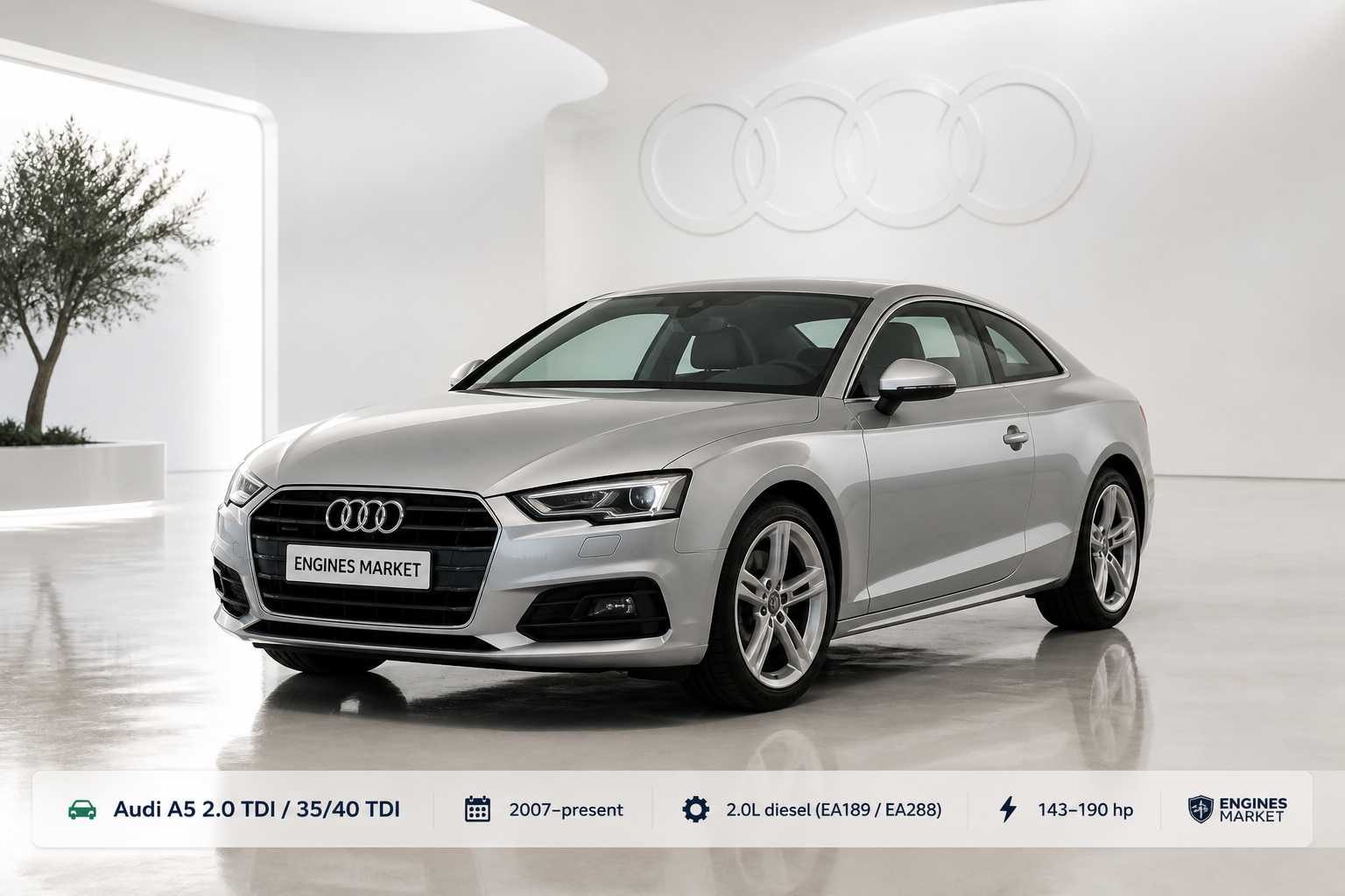 Audi A5 2.0 TDI / 35/40 TDI - Engine History & Specs at a Glance