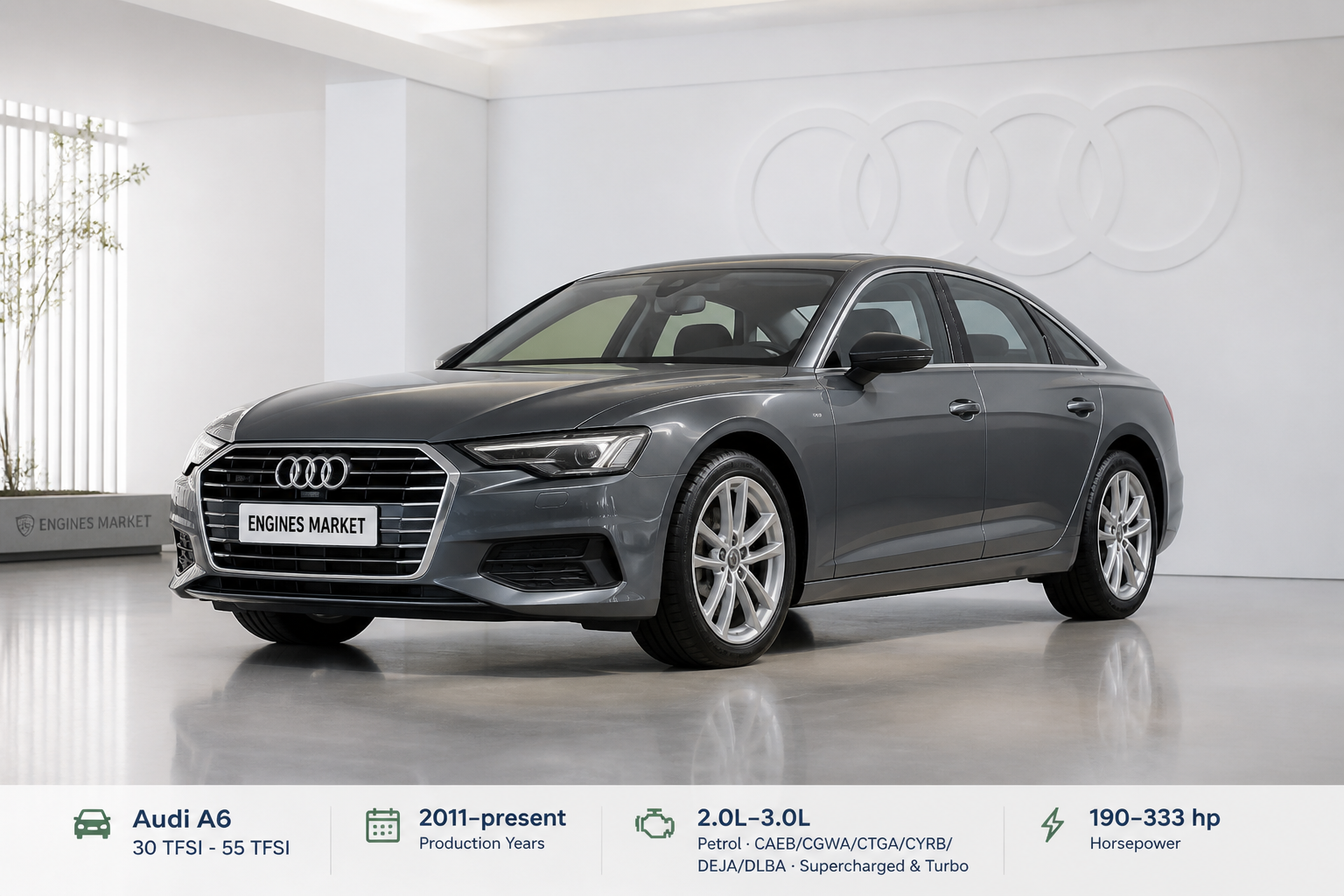 Audi A6 30 TFSI - 55 TFSI - Engine History & Specs at a Glance