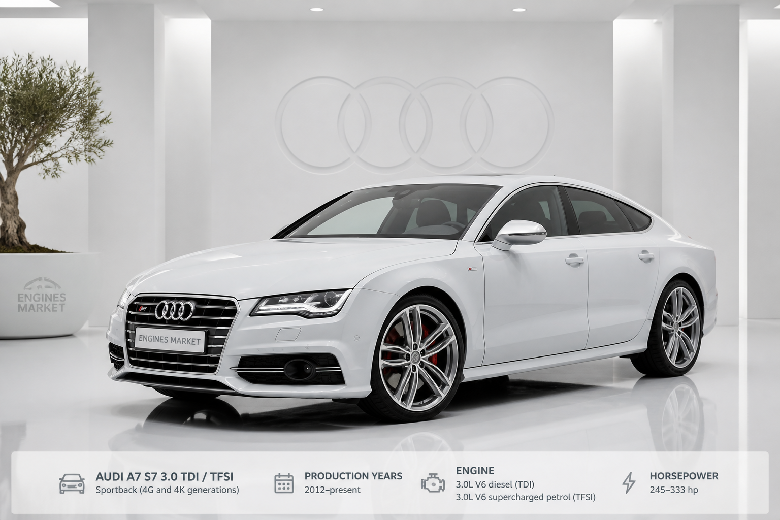 Audi A7 S7 3.0 TDI / TFSI - Engine History & Specs at a Glance