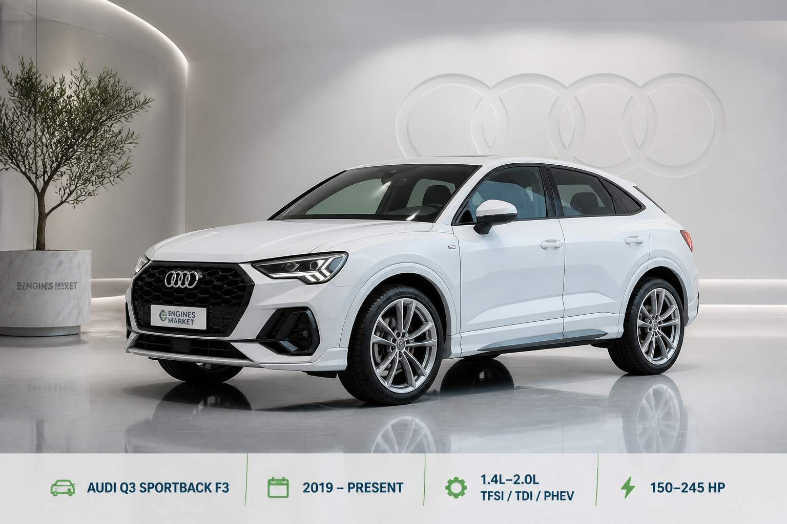 Audi Q3 Sportback F3 - Engine History & Specs at a Glance