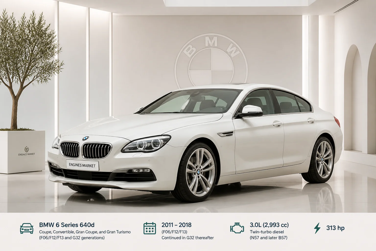 BMW 6 Series 640d - Engine History & Specs at a Glance