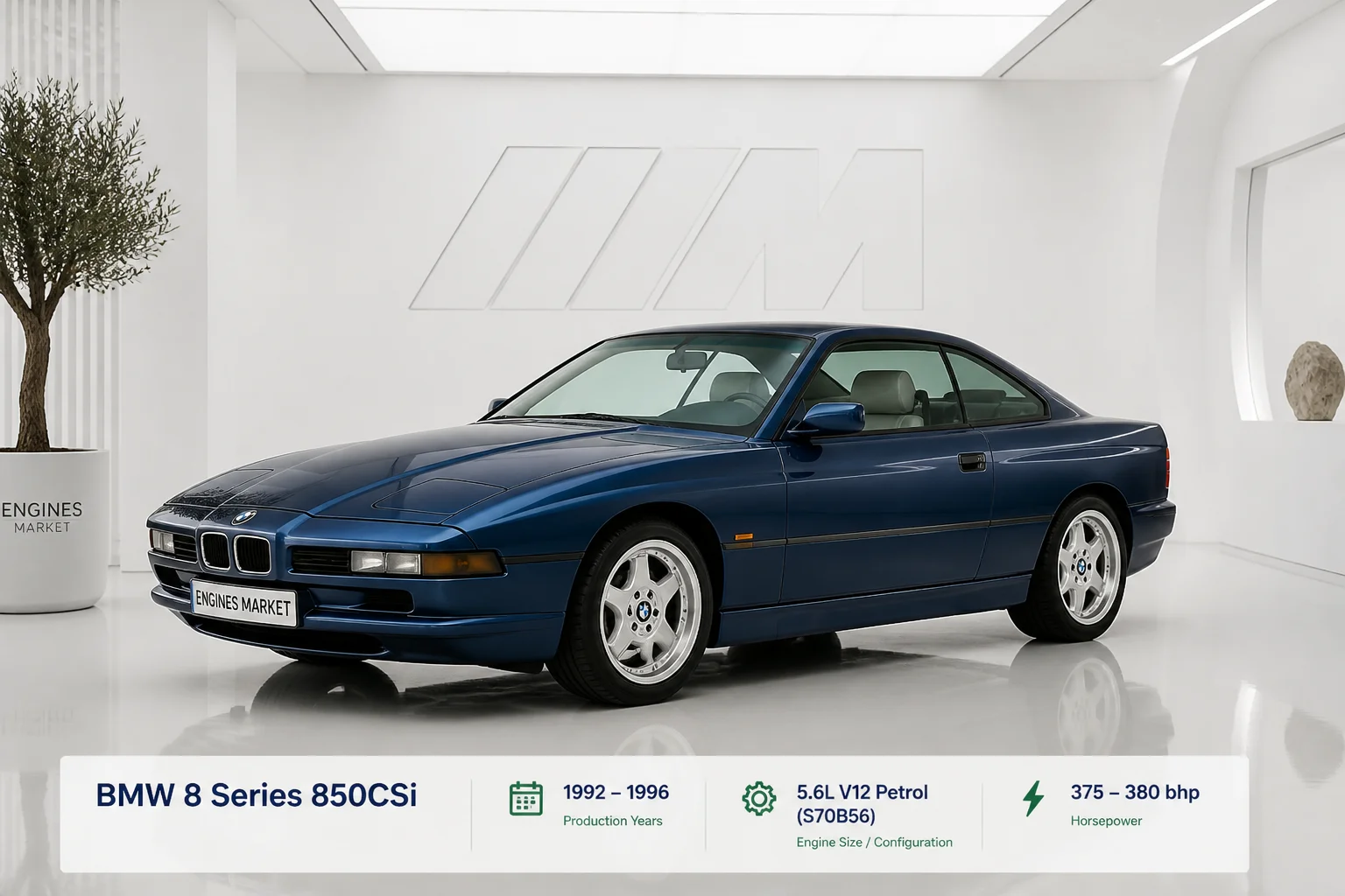 BMW 8 Series 850CSi - Engine History & Specs at a Glance