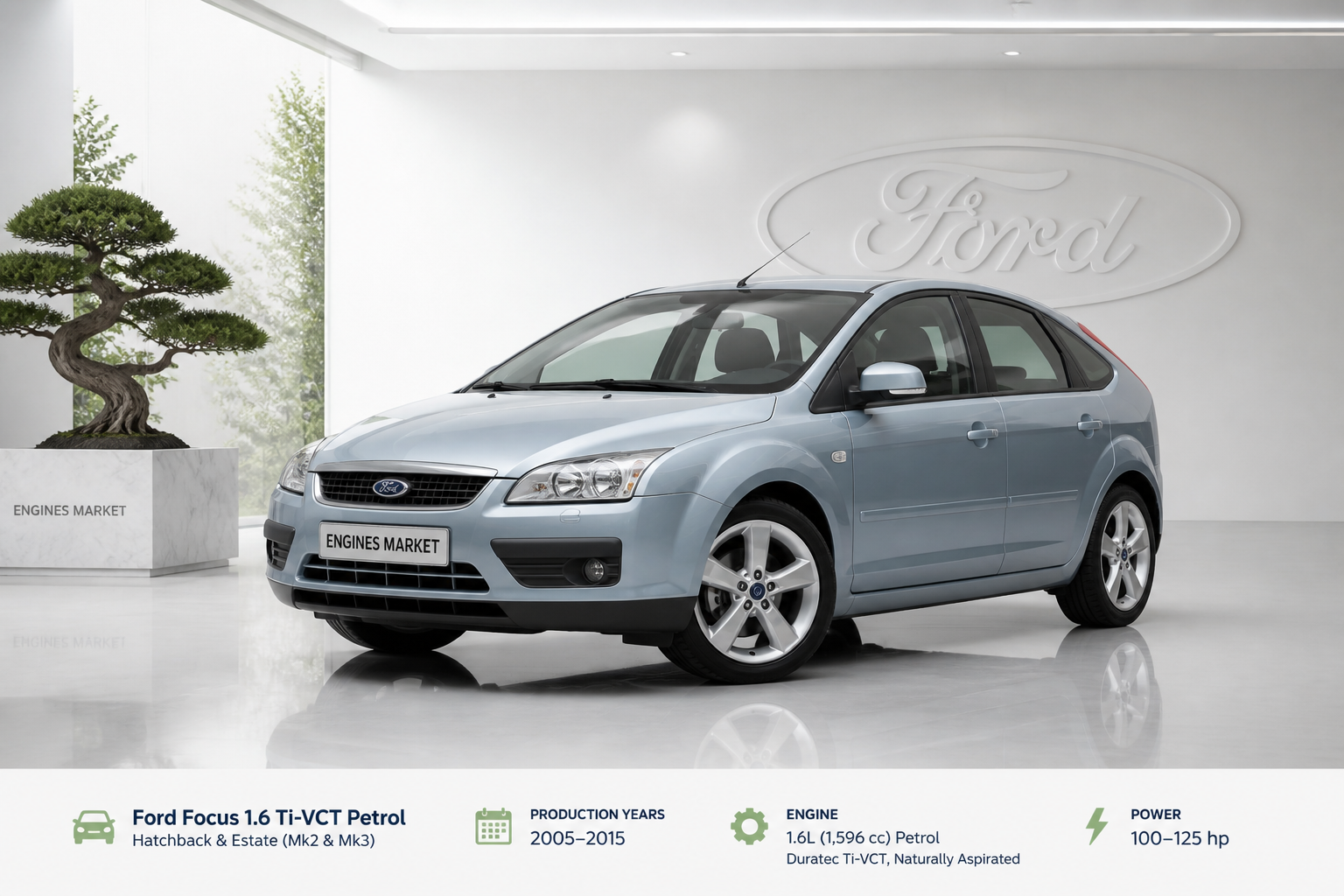 Ford Focus 1.6 Ti-VCT Petrol - Engine History & Specs at a Glance