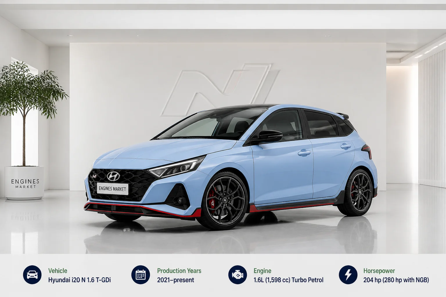 Hyundai i20 N 1.6 T-GDi - Engine History & Specs at a Glance