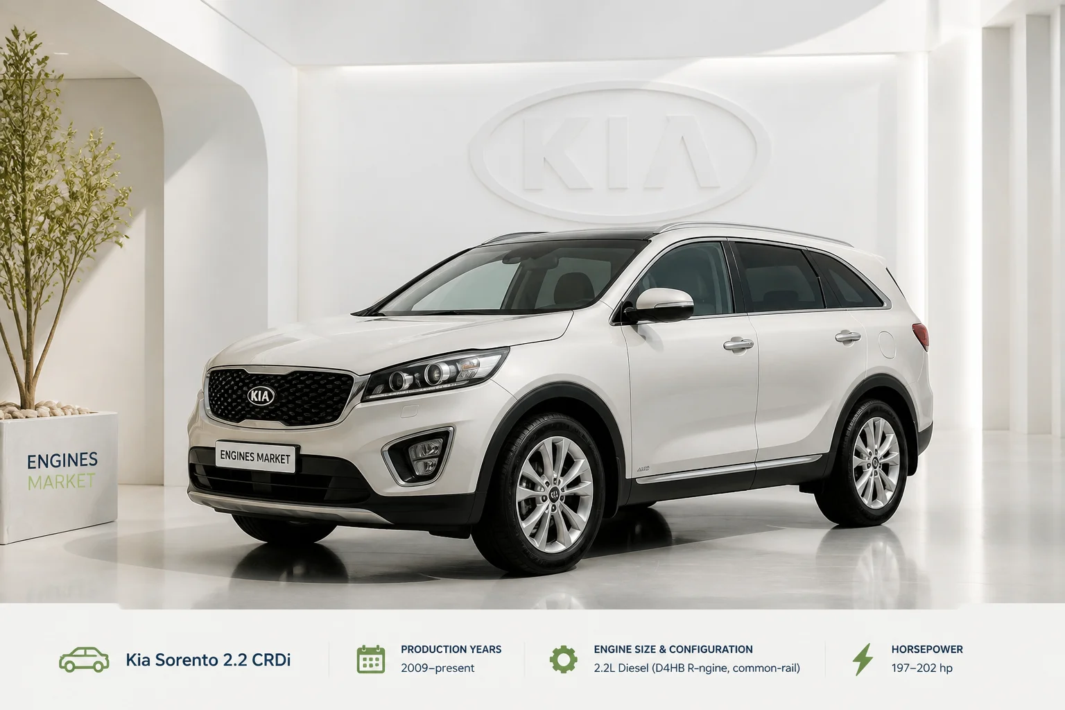 Kia Sorento 2.2 CRDi - Engine History & Specs at a Glance