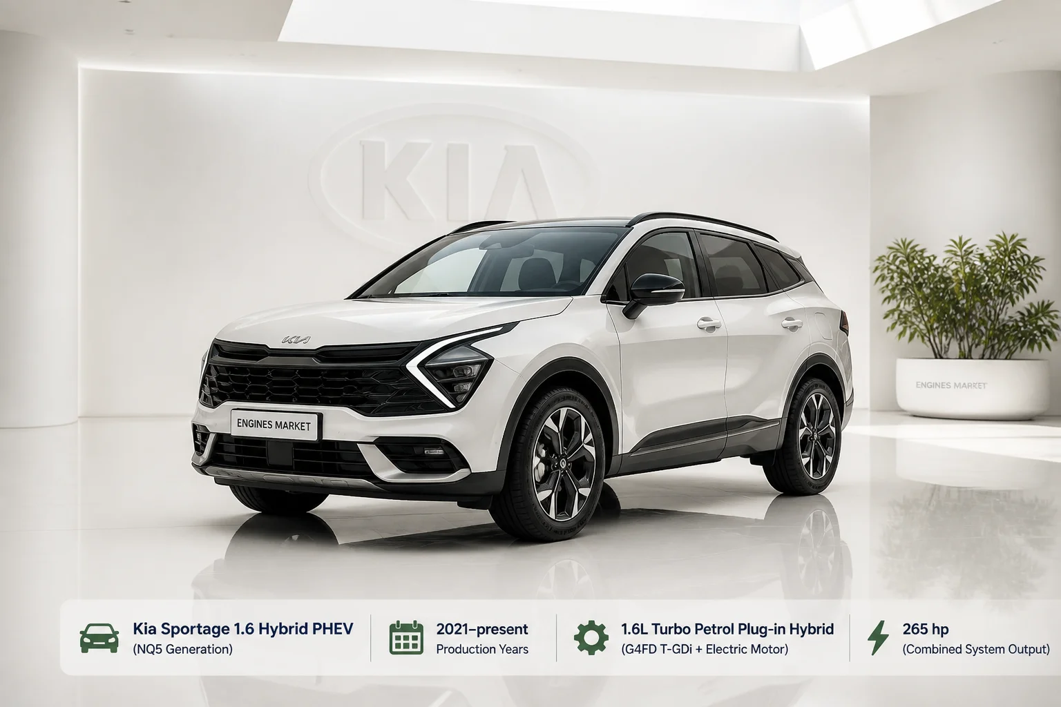 Kia Sportage 1.6 Hybrid PHEV - Engine History & Specs at a Glance