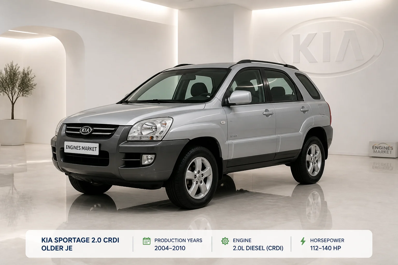 Kia Sportage 2.0 CRDi older JE - Engine History & Specs at a Glance