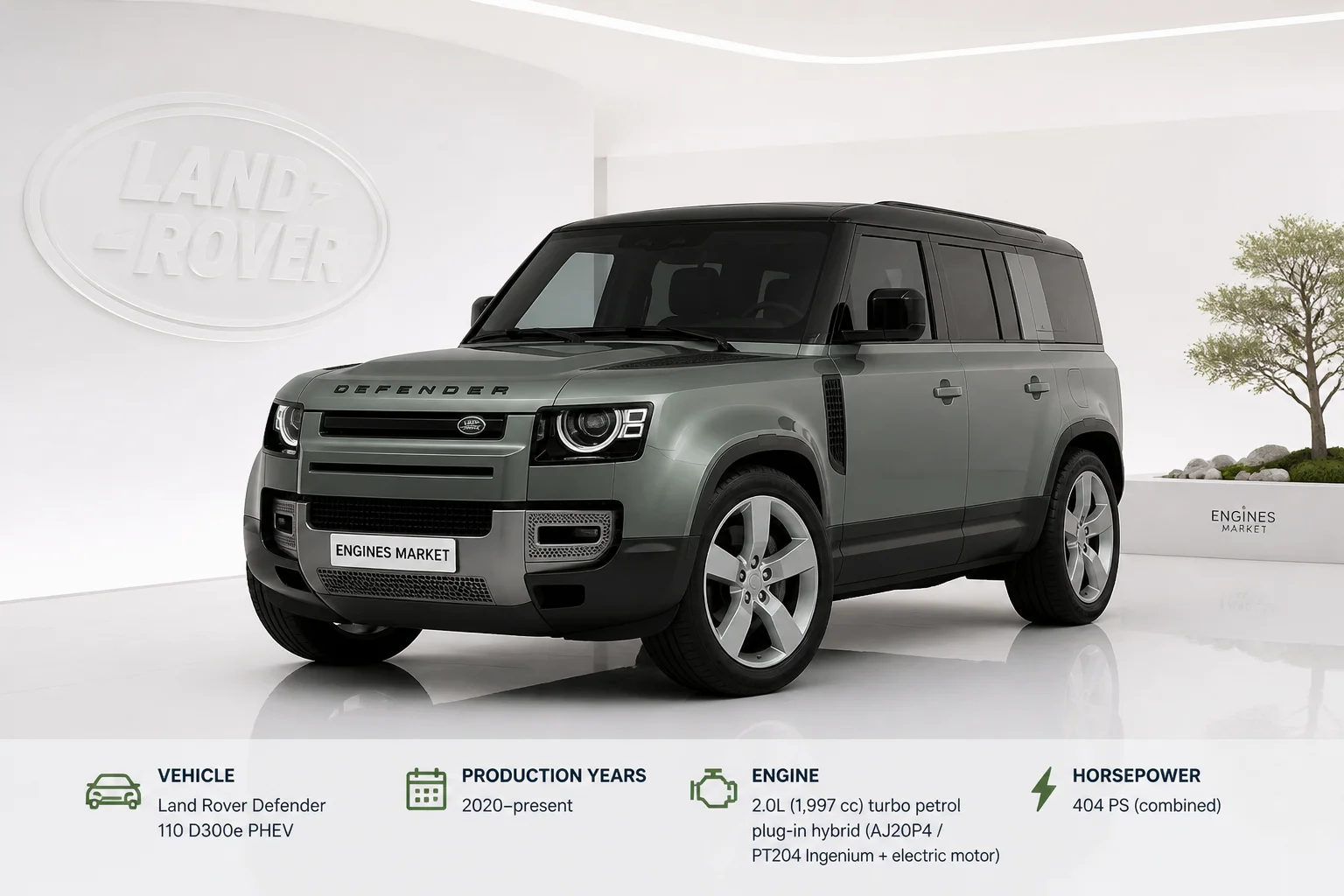 Land Rover Defender 110 D300e PHEV - Engine History & Specs at a Glance
