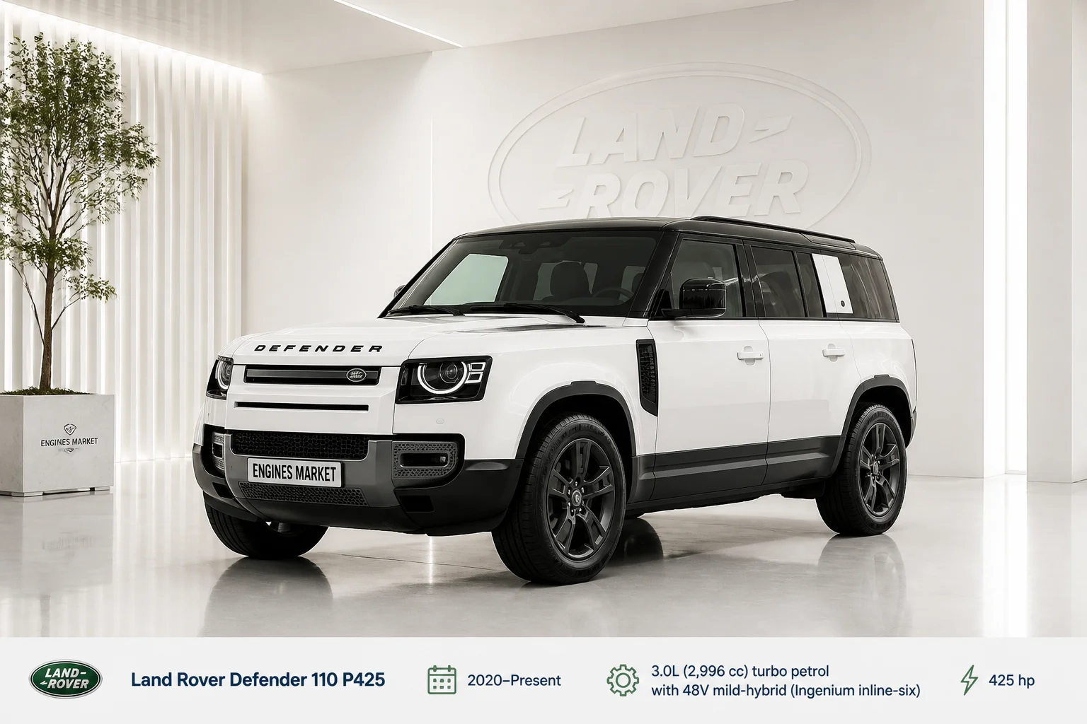 Land Rover Defender 110 P425 - Engine History & Specs at a Glance