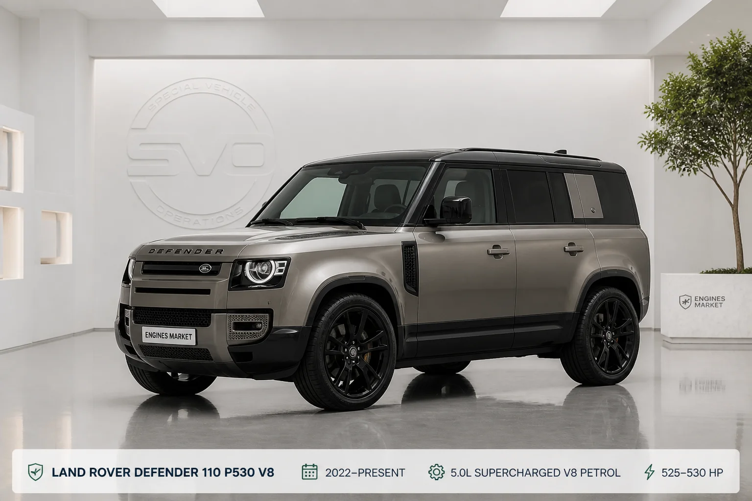 Land Rover Defender 110 P530 V8 - Engine History & Specs at a Glance