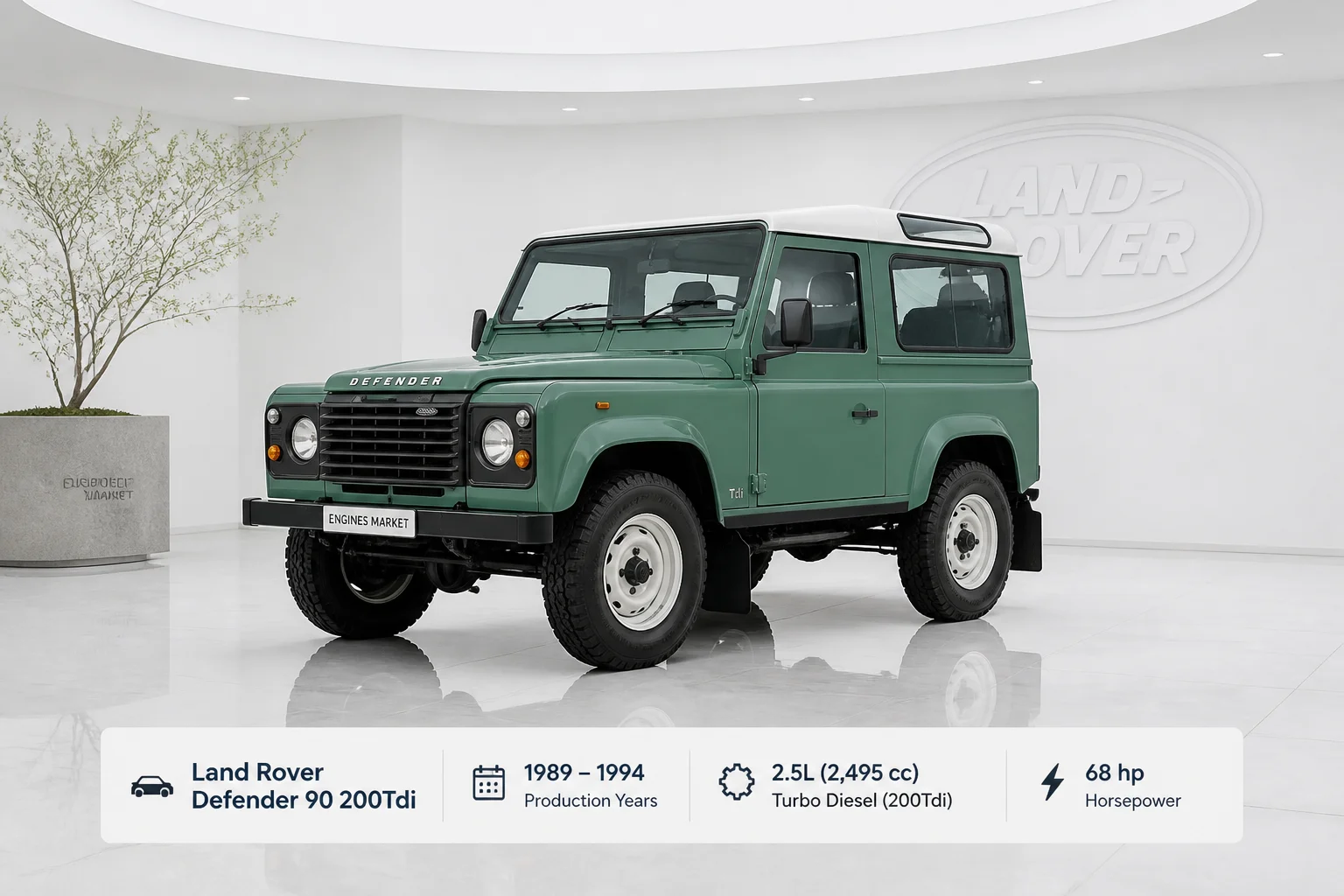 Land Rover Defender 90 200Tdi - Engine History & Specs at a Glance
