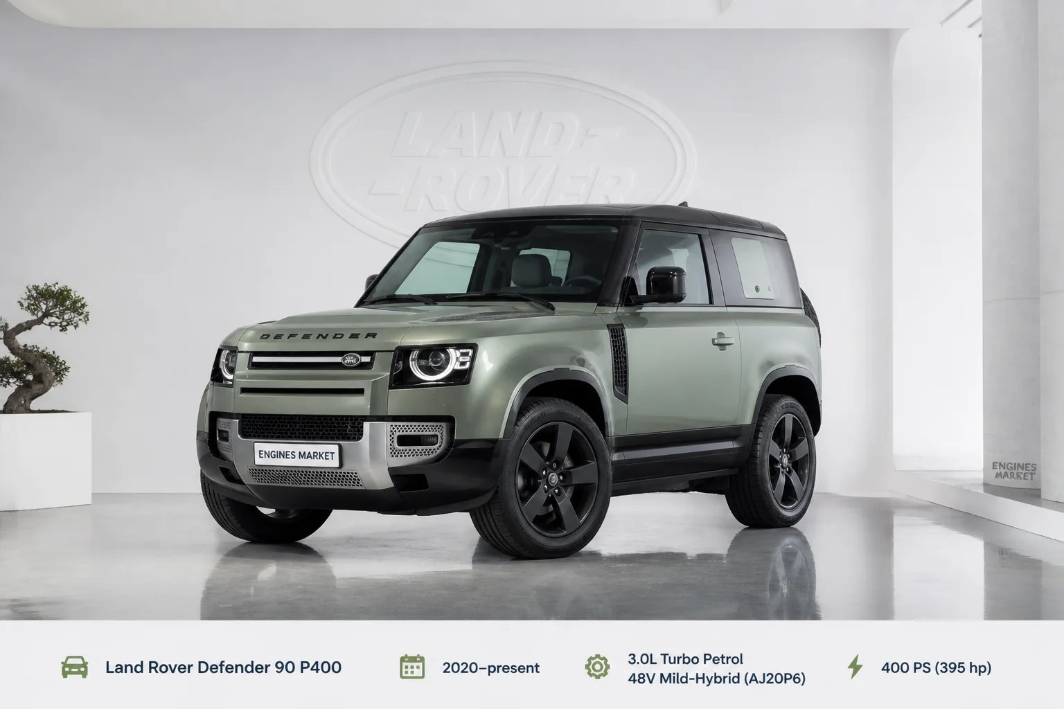 Land Rover Defender 90 P400 - Engine History & Specs at a Glance