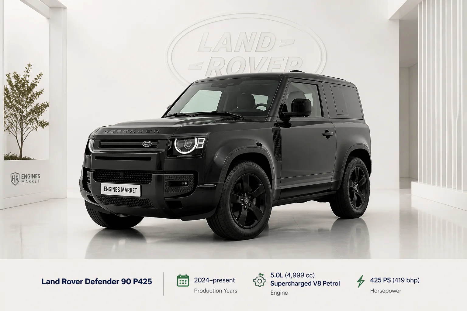 Land Rover Defender 90 P425 - Engine History & Specs at a Glance