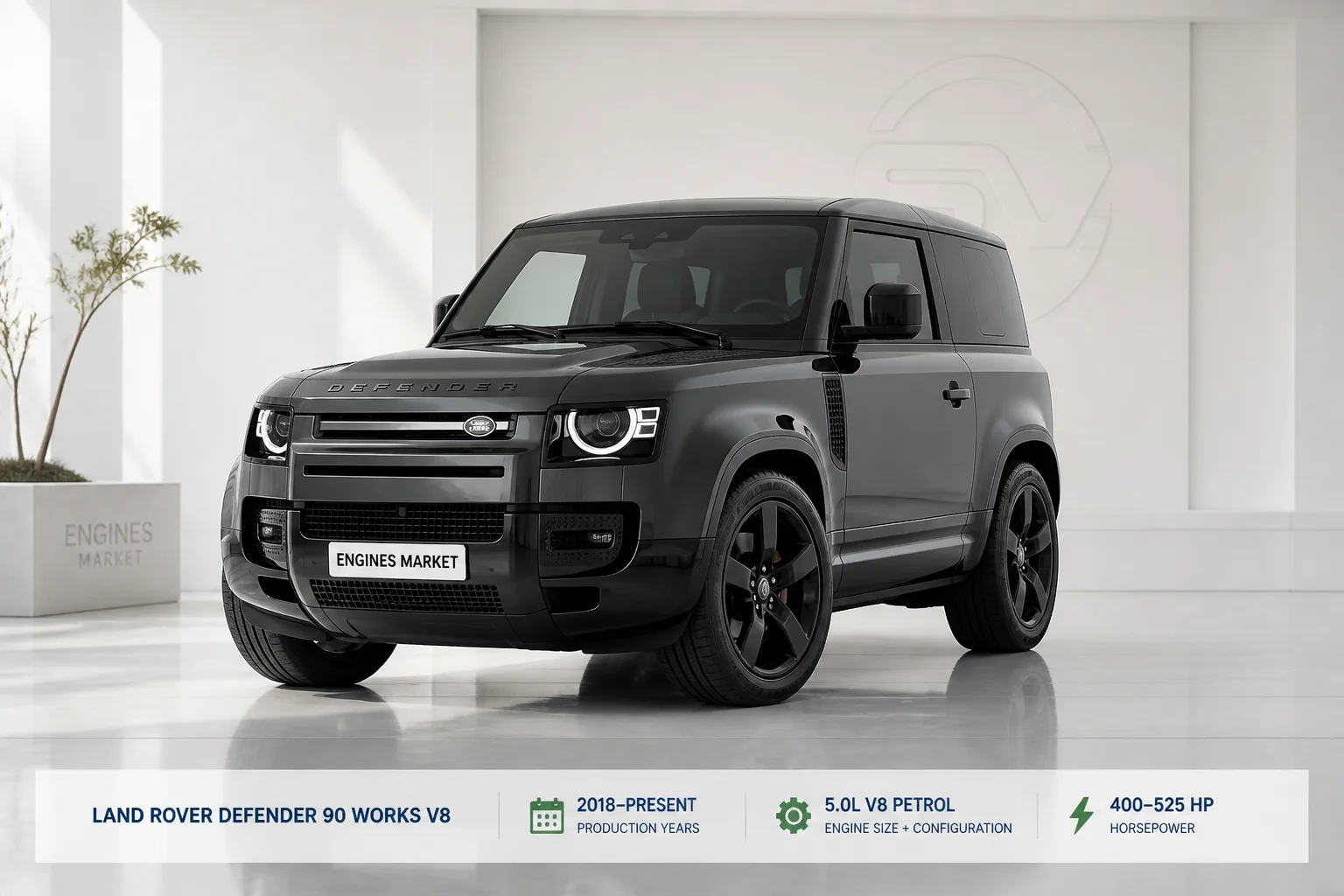 Land Rover Defender 90 Works V8 - Engine History & Specs at a Glance