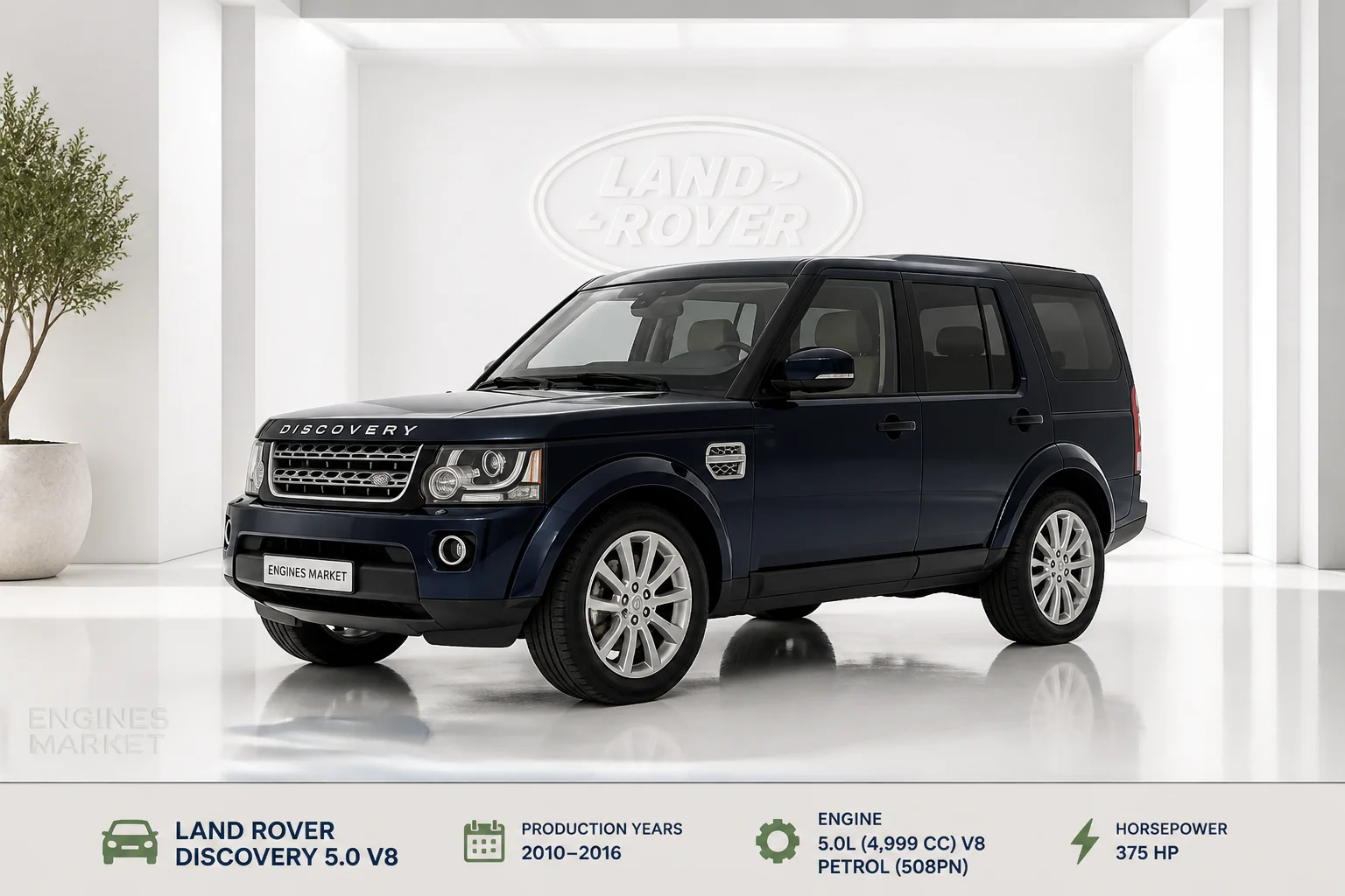 Land Rover Discovery 5.0 V8 - Engine History & Specs at a Glance