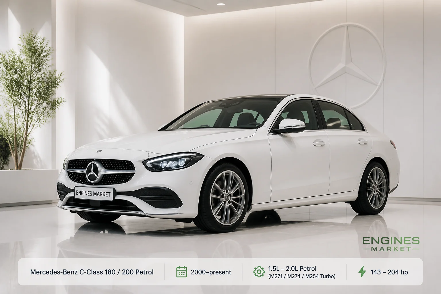 Mercedes-Benz C-Class 180 / 200 Petrol - Engine History & Specs at a Glance