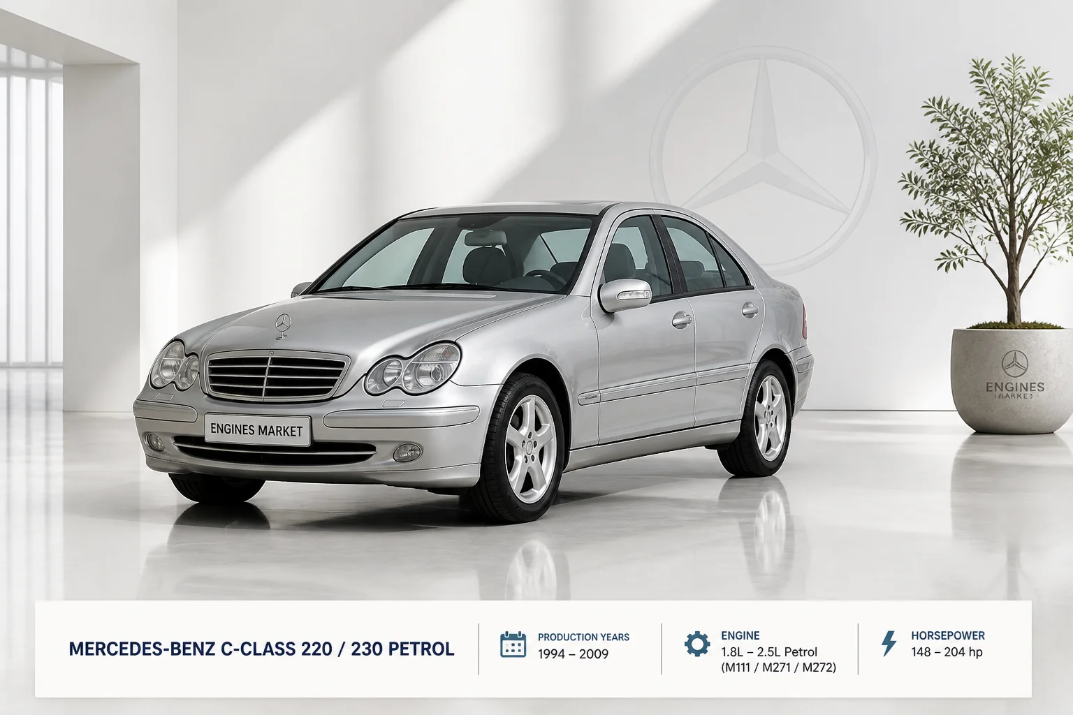 Mercedes-Benz C-Class 220 / 230 Petrol - Engine History & Specs at a Glance