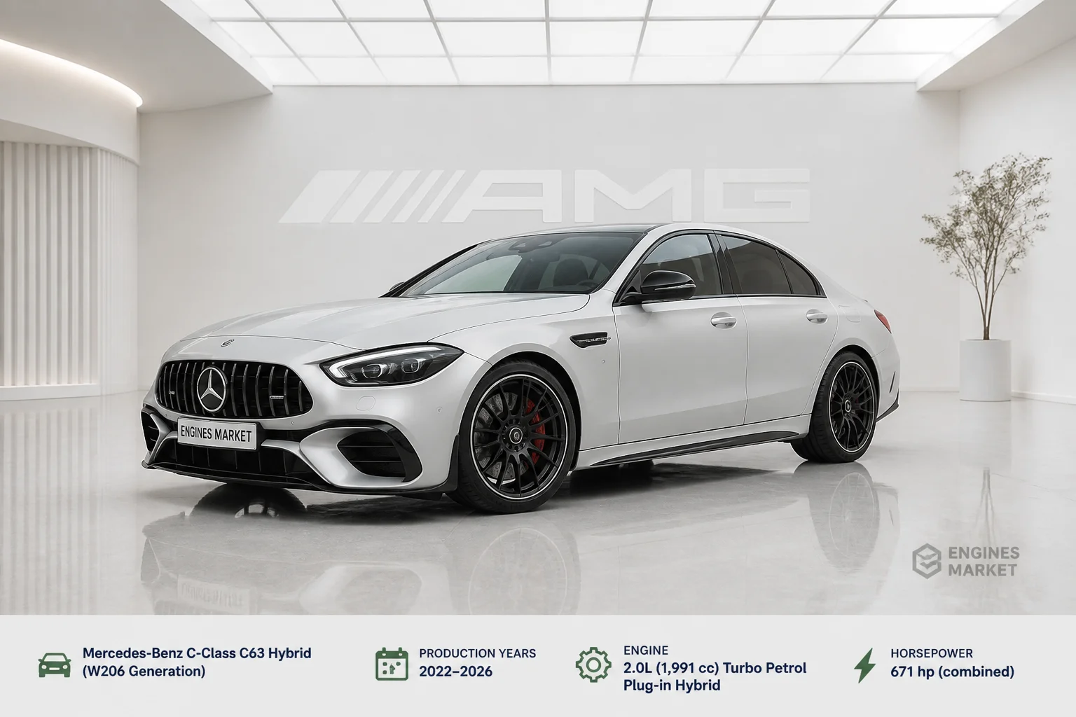 Mercedes-Benz C-Class C63 Hybrid - Engine History & Specs at a Glance