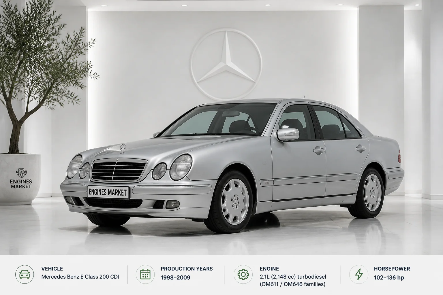 Mercedes Benz E Class 200 CDI - Engine History & Specs at a Glance