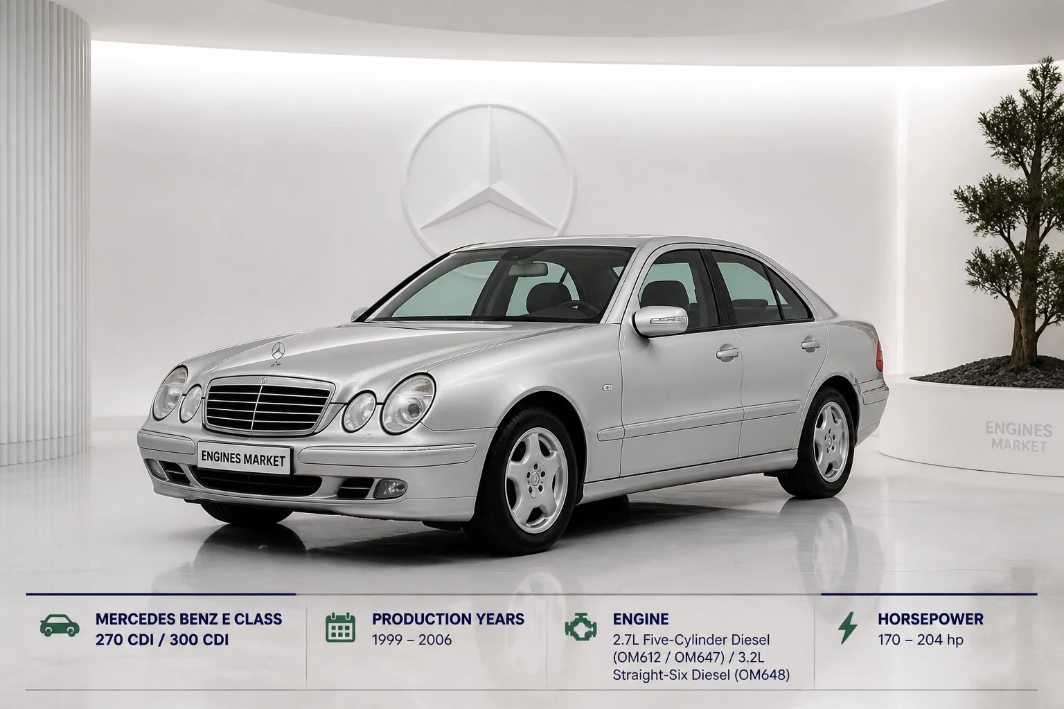 Mercedes Benz E Class 270 CDI / 300 CDI - Engine History & Specs at a Glance