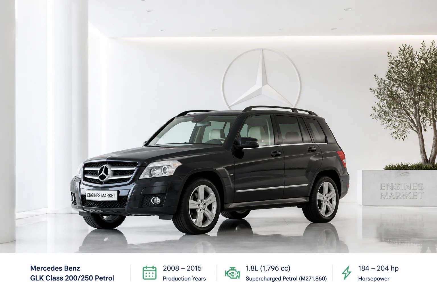 Mercedes Benz GLK Class 200/250 Petrol - Engine History & Specs at a Glance