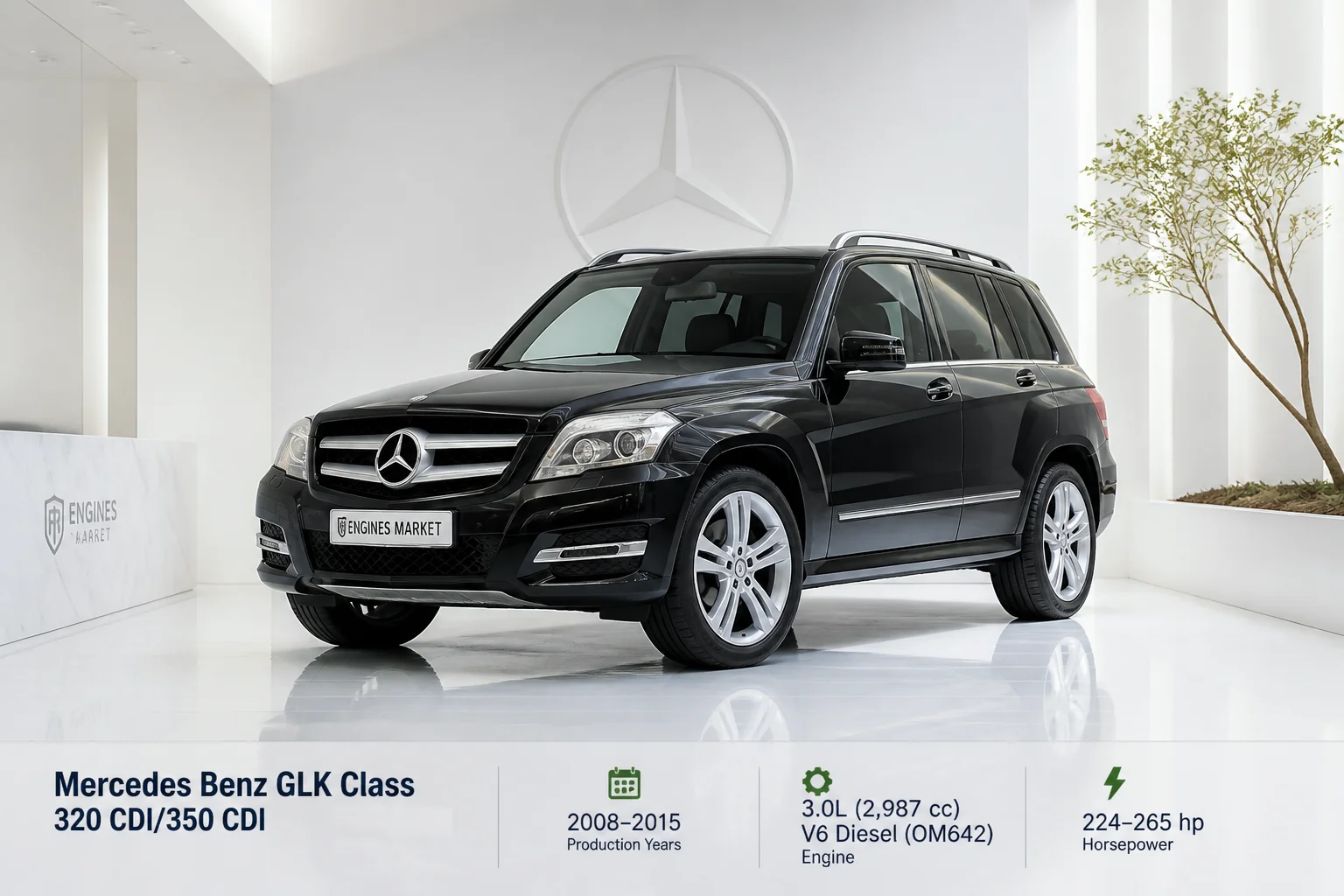 Mercedes Benz GLK Class 320 CDI/350 CDI - Engine History & Specs at a Glance