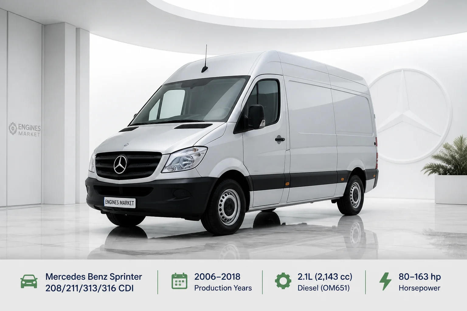 Mercedes Benz Sprinter 208/211/313/316 CDI - Engine History & Specs at a Glance