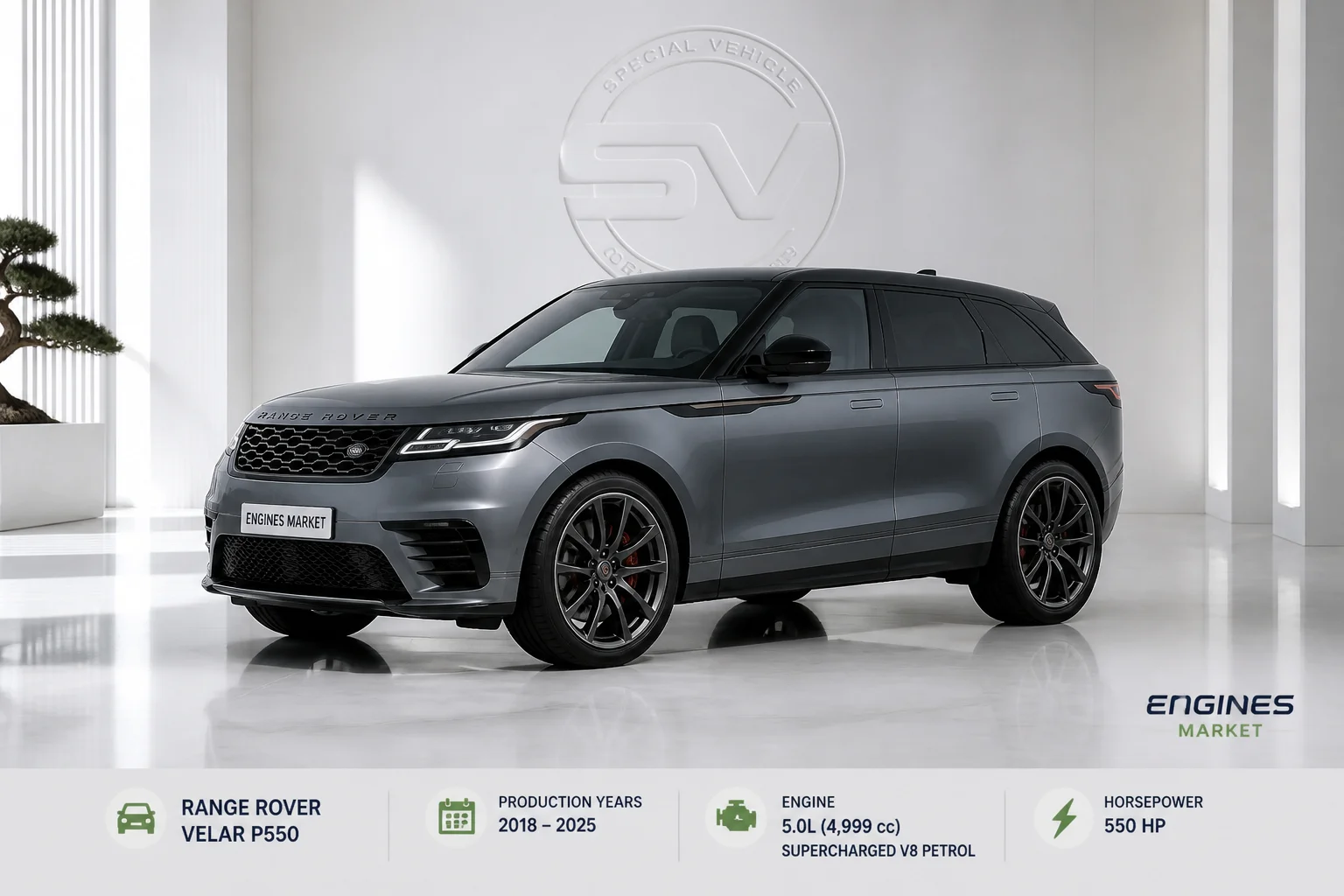 Range Rover Velar P550 - Engine History & Specs at a Glance