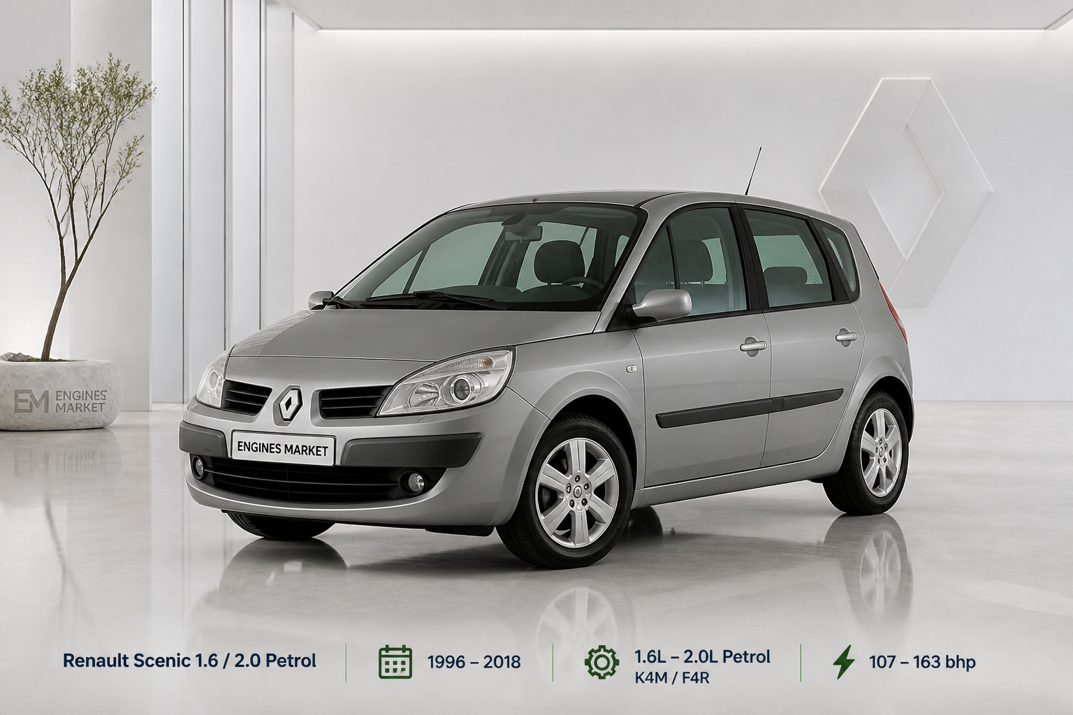 Renault Scenic 1.6 / 2.0 Petrol - Engine History & Specs at a Glance