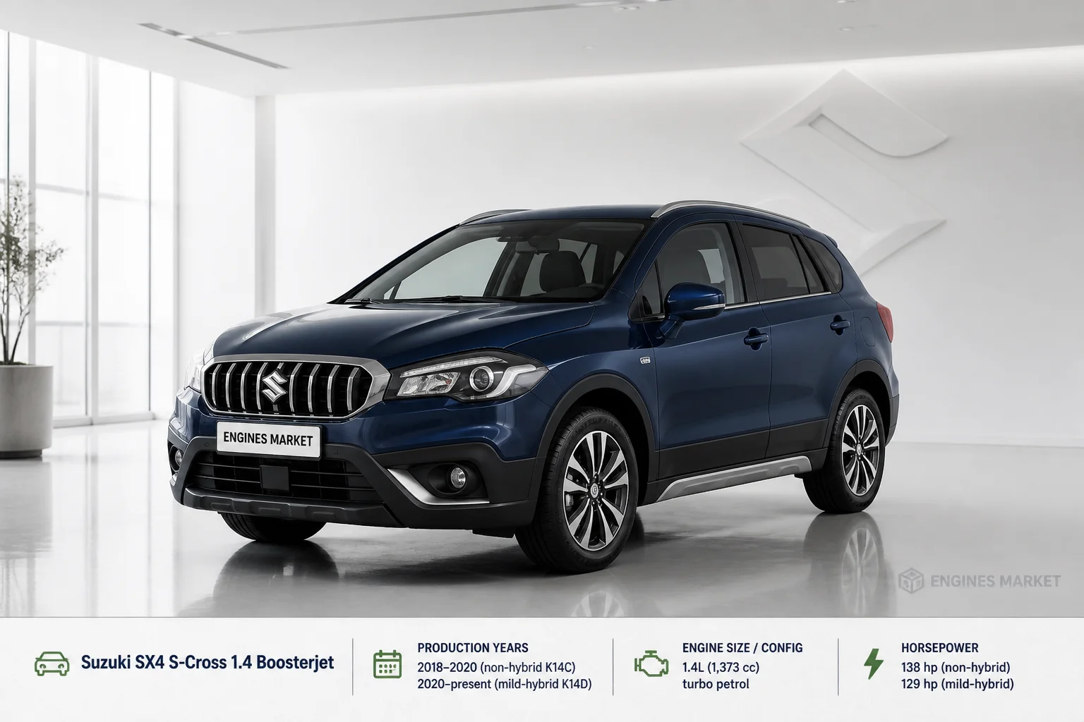 Suzuki SX4 S-Cross 1.4 Boosterjet - Engine History & Specs at a Glance
