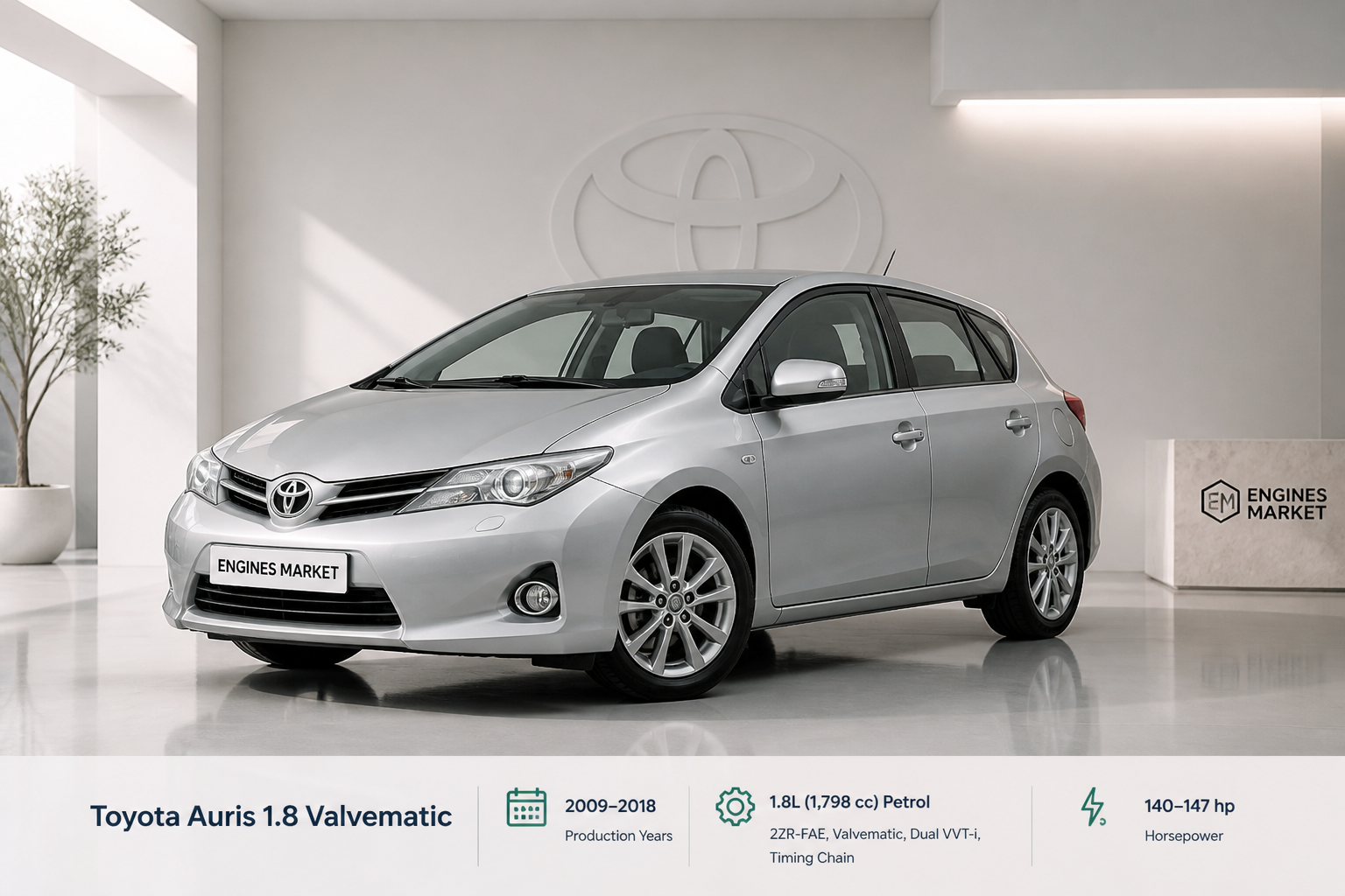 Toyota Auris 1.8 Valvematic - Engine History & Specs at a Glance