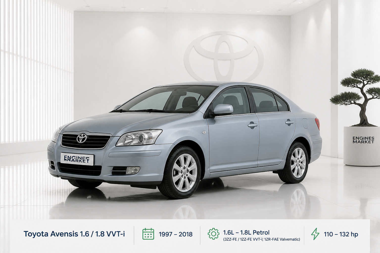 Toyota Avensis 1.6 / 1.8 VVT-i - Engine History & Specs at a Glance