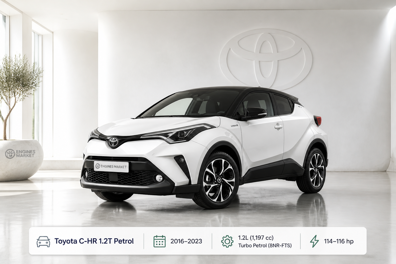 Toyota C-HR 1.2T Petrol - Engine History & Specs at a Glance