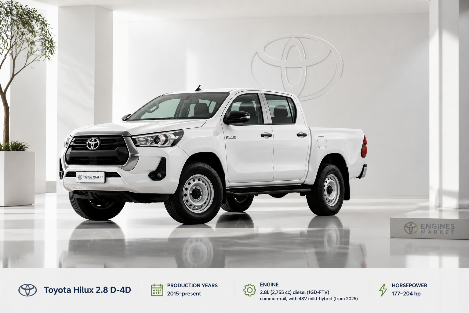 Toyota Hilux 2.8 D-4D - Engine History & Specs at a Glance