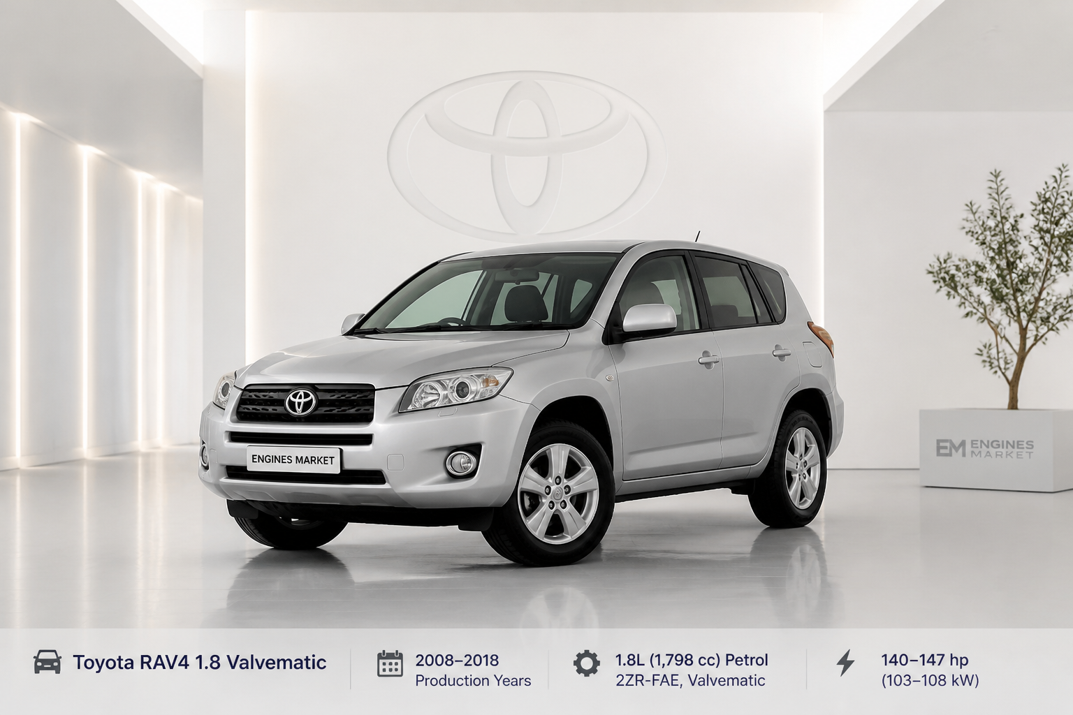 Toyota RAV4 1.8 Valvematic - Engine History & Specs at a Glance