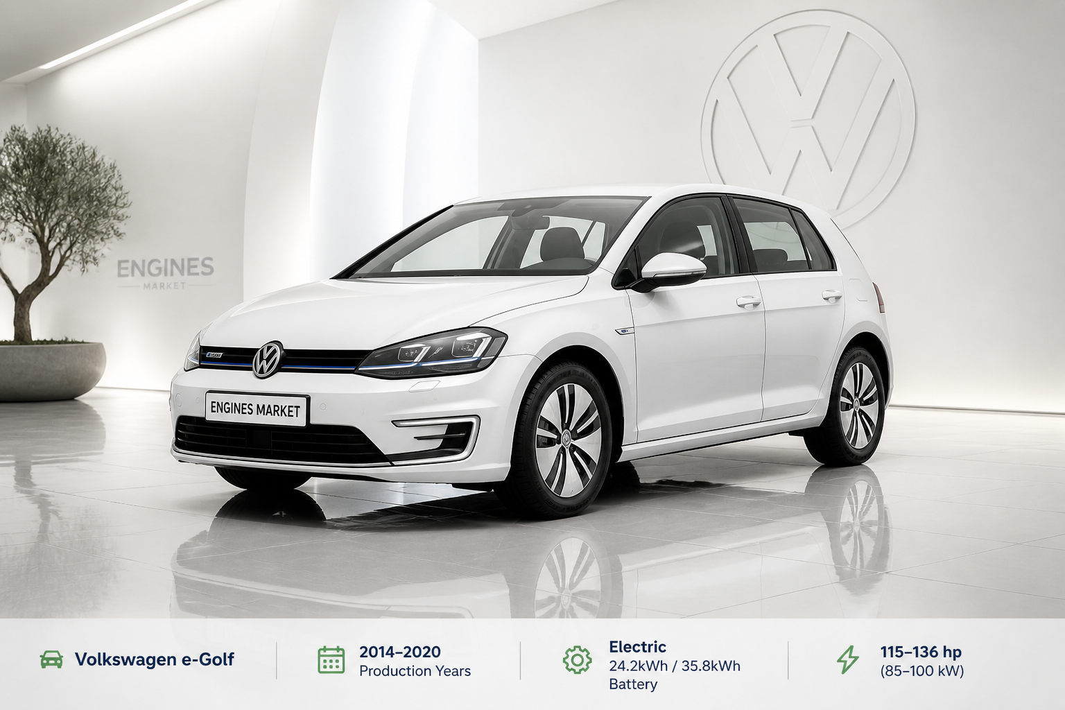 Volkswagen e-Golf - Battery & Motor History at a Glance