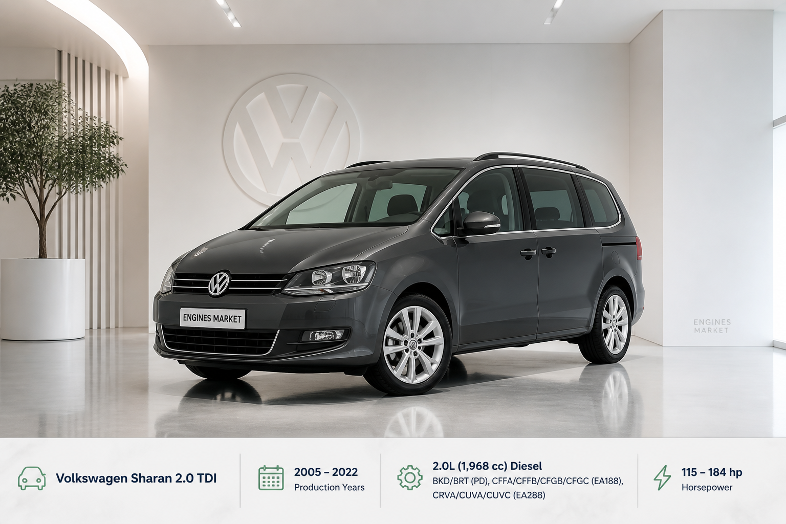Volkswagen Sharan 2.0 TDI 140hp