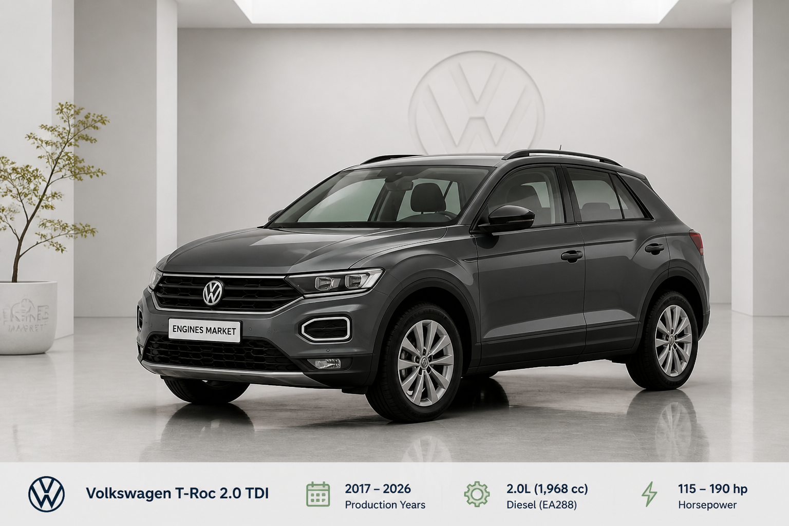 Volkswagen T-Roc 2.0 TDI - Engine History & Specs at a Glance