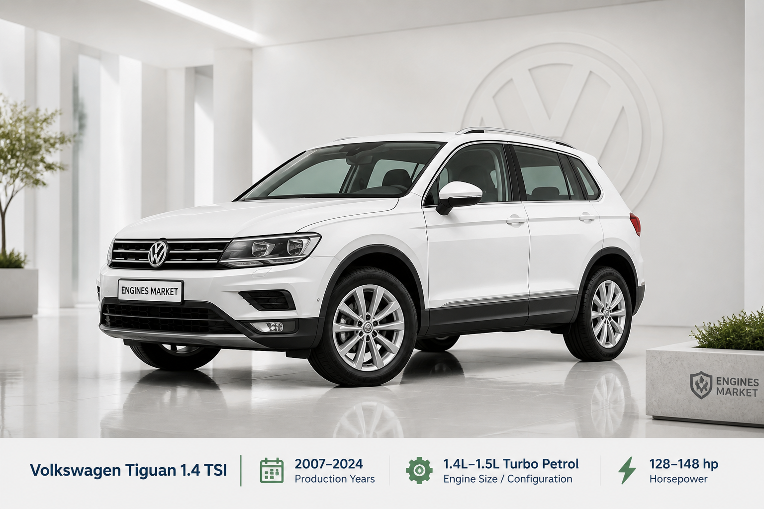 Volkswagen Tiguan 1.4 TSI - Engine History & Specs at a Glance