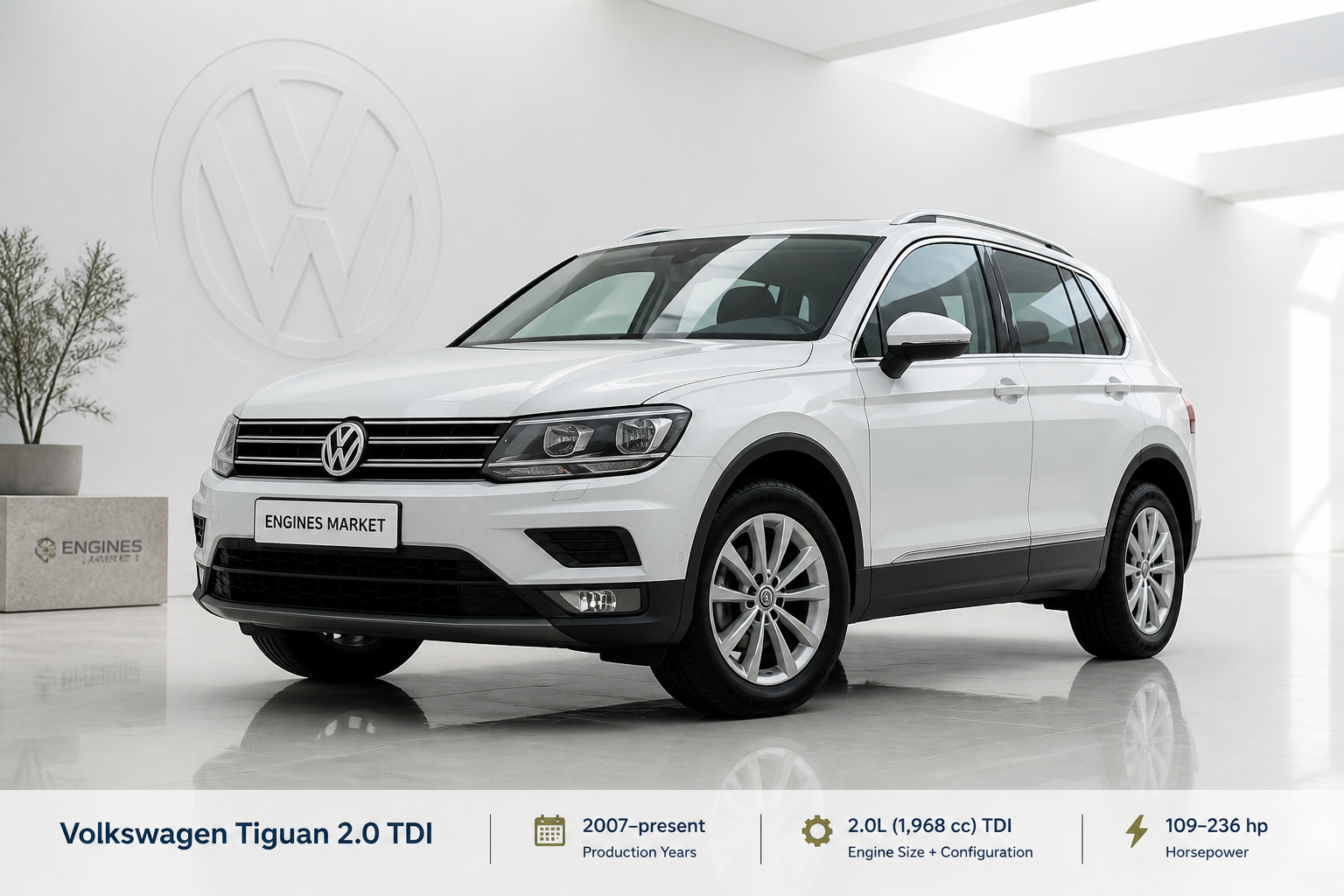 Volkswagen Tiguan 2.0 TDI - Engine History & Specs at a Glance