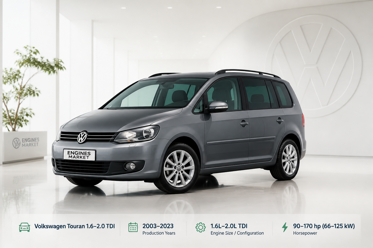 Volkswagen Touran 1.6-2.0 TDI - Engine History & Specs at a Glance